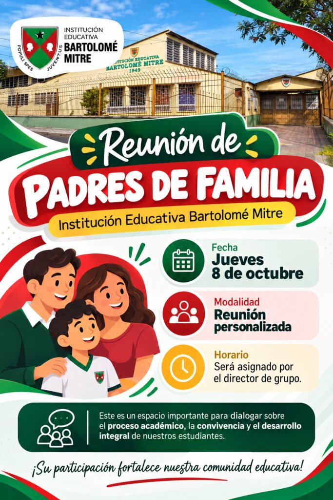 Reunión de entrega de informes tercer período académico